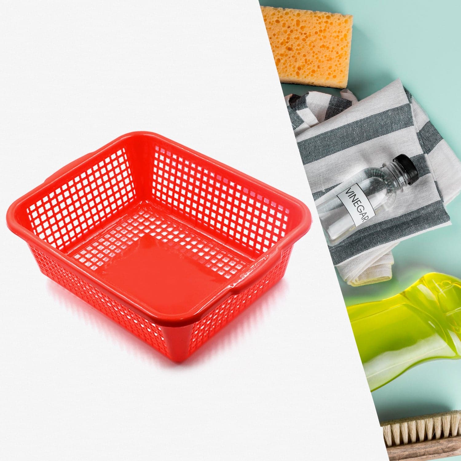 Plastic 3 Pieces Kitchen Large Size Dish Rack Drainer Vegetables and Fruits Washing Basket Dish Rack Multipurpose Organizers thumbnail 4