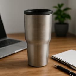 Stainless Steel Vacuum Glass Insulated Glass Coffee Cups Double Walled Travel Mug