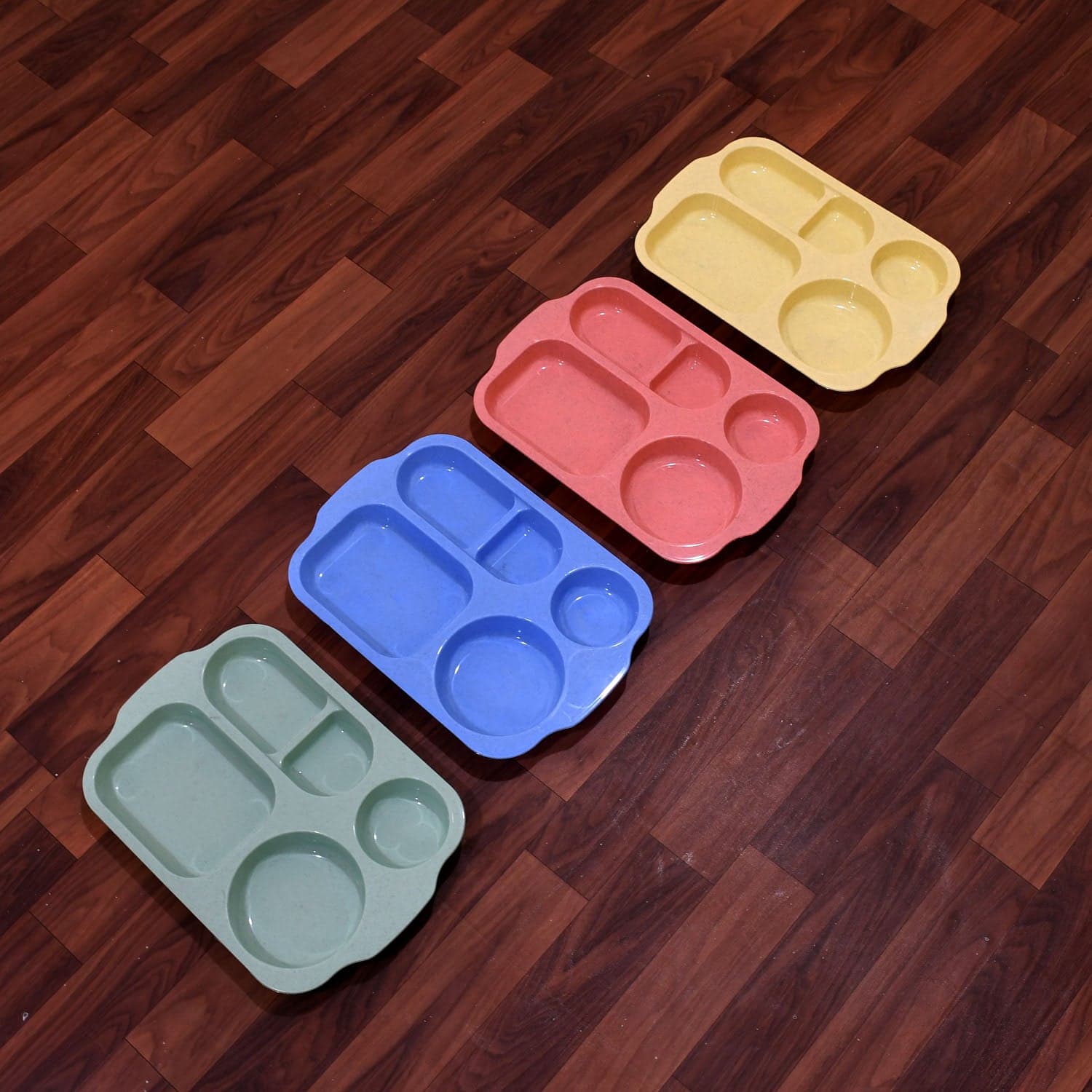 Divided Plates 5 Compartments 32 Cm Split Plates(4 Pc Set) thumbnail 7