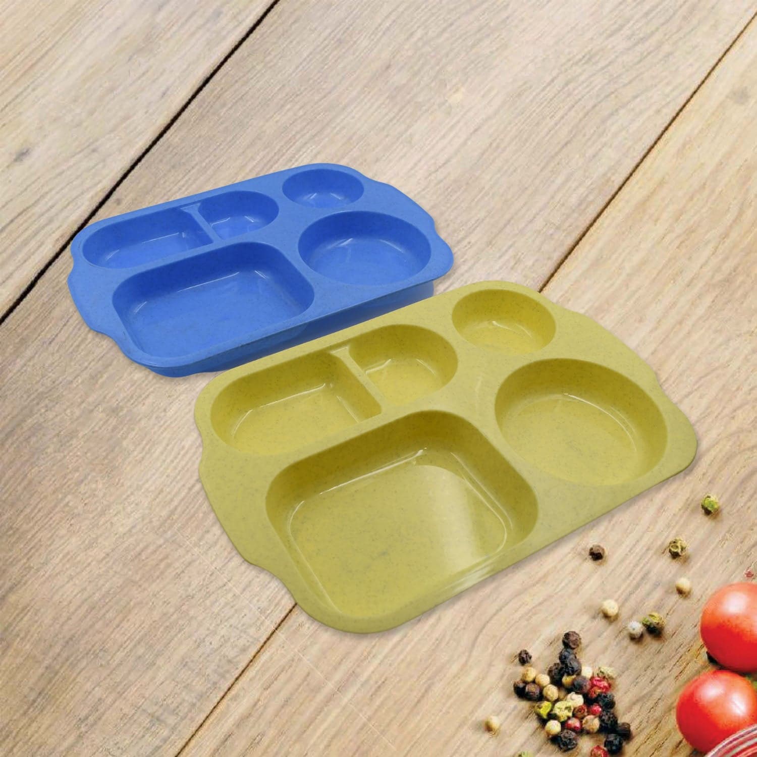 Divided Plates 5 Compartments 32 Cm Split Plates(4 Pc Set) thumbnail 8