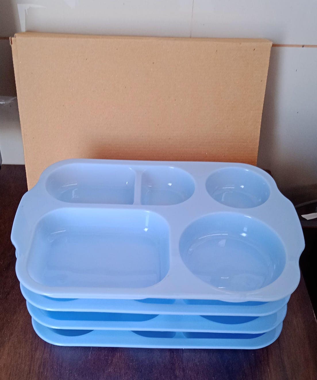 Divided Plates 5 Compartments 32 Cm Split Plates(4 Pc Set) thumbnail 9