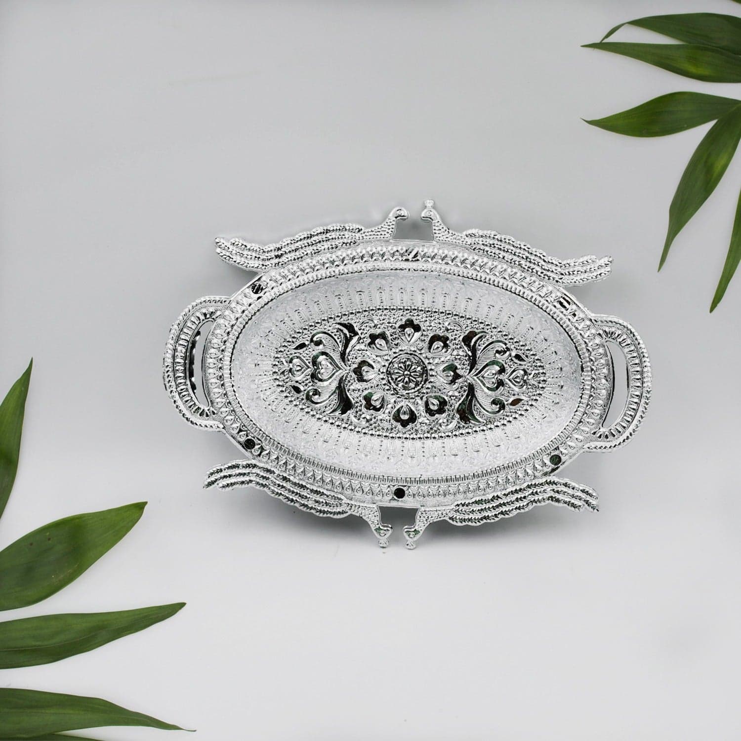 Decorative Mukhwas Serving Tray Serving Mukhwas Plate Fancy Candy Tray Dry Fruit Serving Tray thumbnail 3