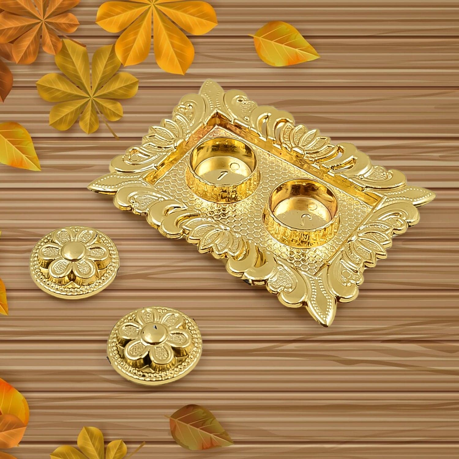 Tray Shape Rakasha Bandhan Special Puja Thali (1 Pc) thumbnail 3