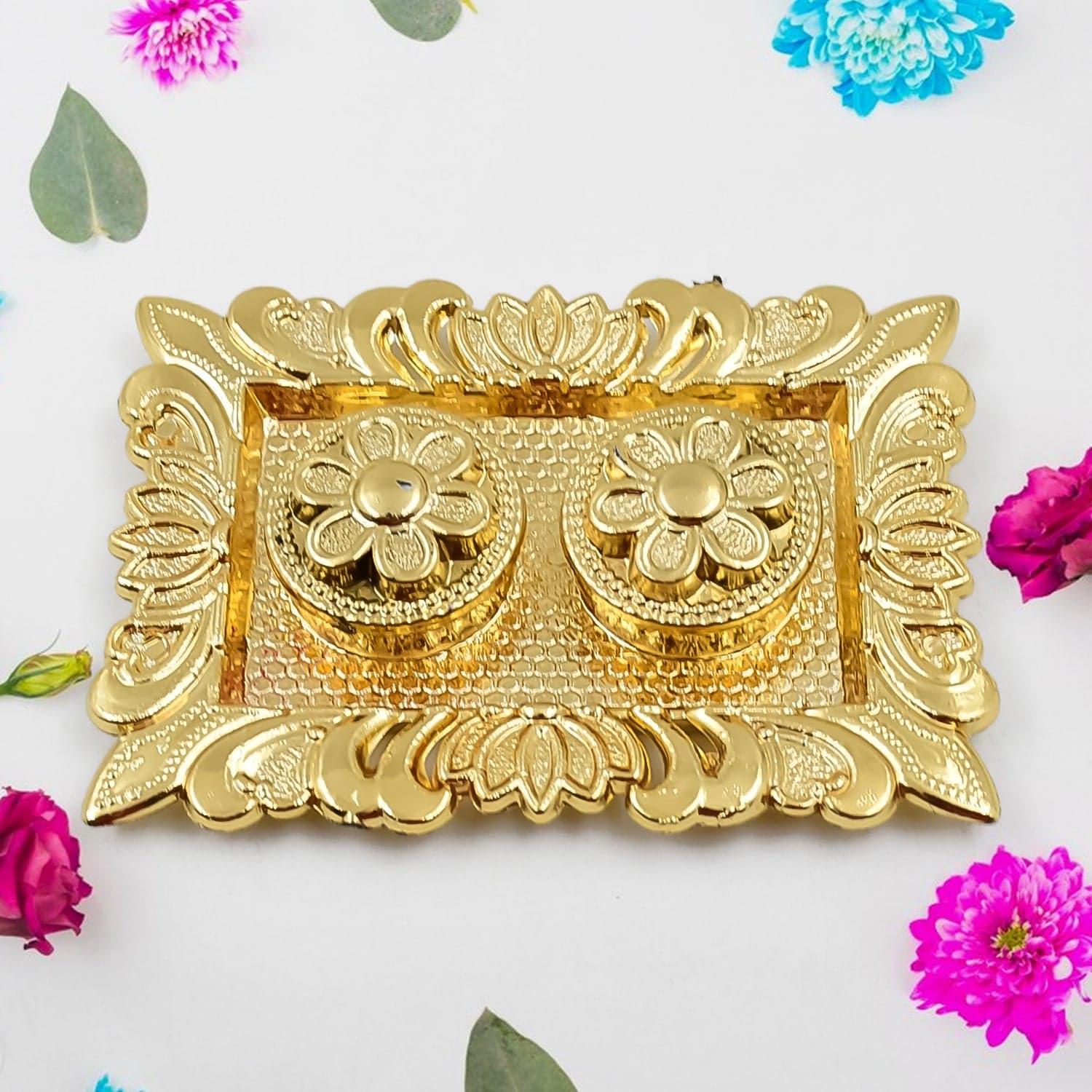 Tray Shape Rakasha Bandhan Special Puja Thali (1 Pc) thumbnail 5