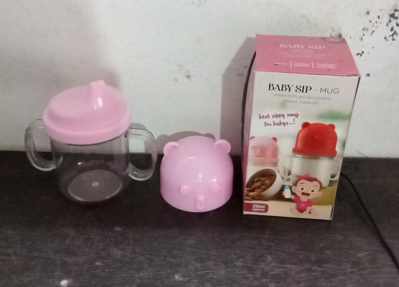Baby Milk Mug Sippy Cup Baby Mug, Leakproof, Mug For Kids Lightweight, Nursing (250 Ml / 1 Pc) thumbnail 10