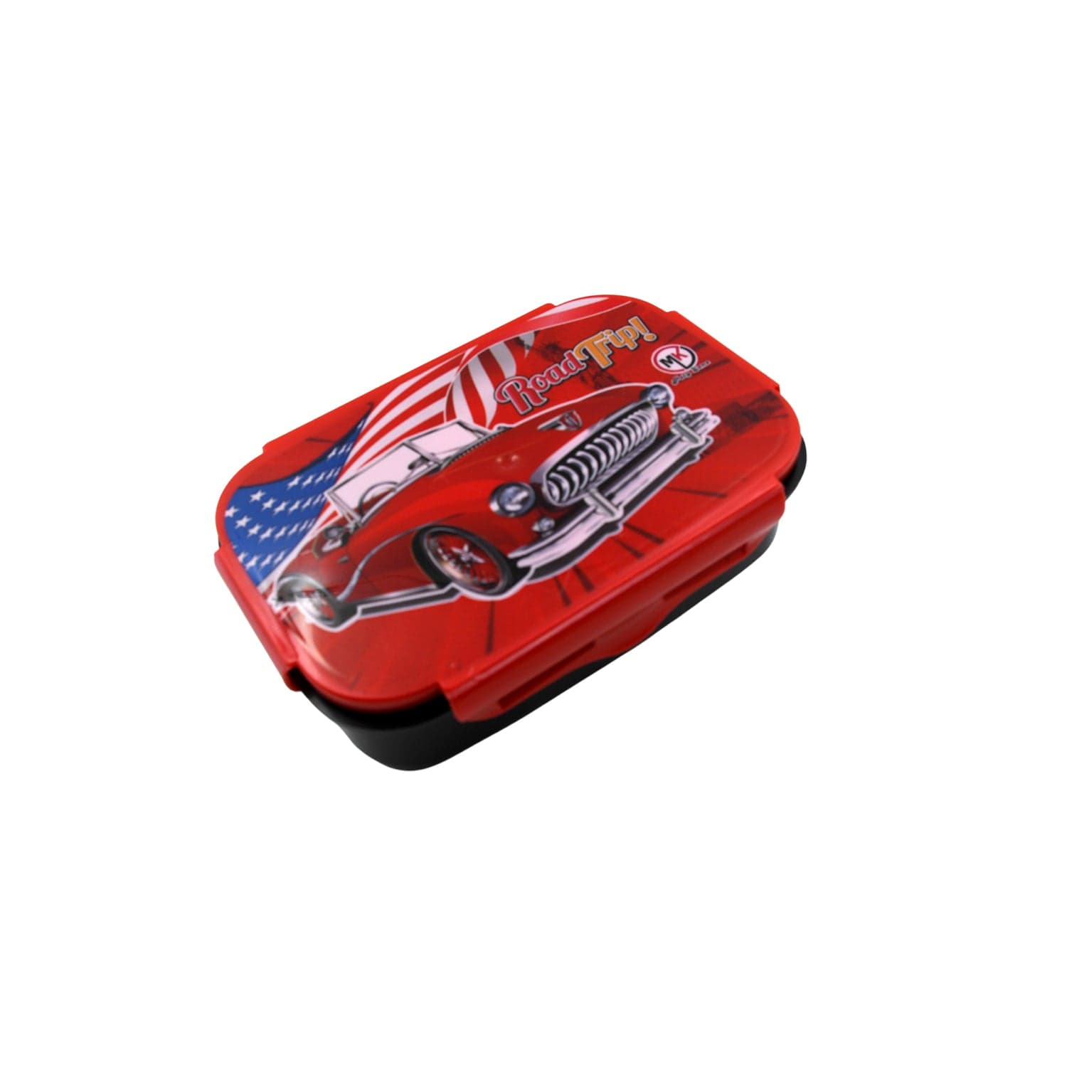 Beautiful Car Design Printed Plastic Lunch Box thumbnail 3
