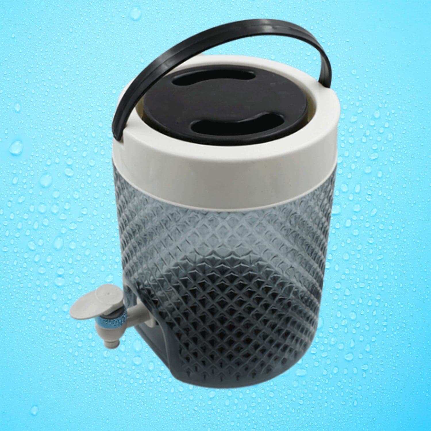 DIAMOND CUT DESIGN PLASTIC WATER JUG TO CARRYING WATER AND OTHER BEVERAGES (4500ML) thumbnail 5