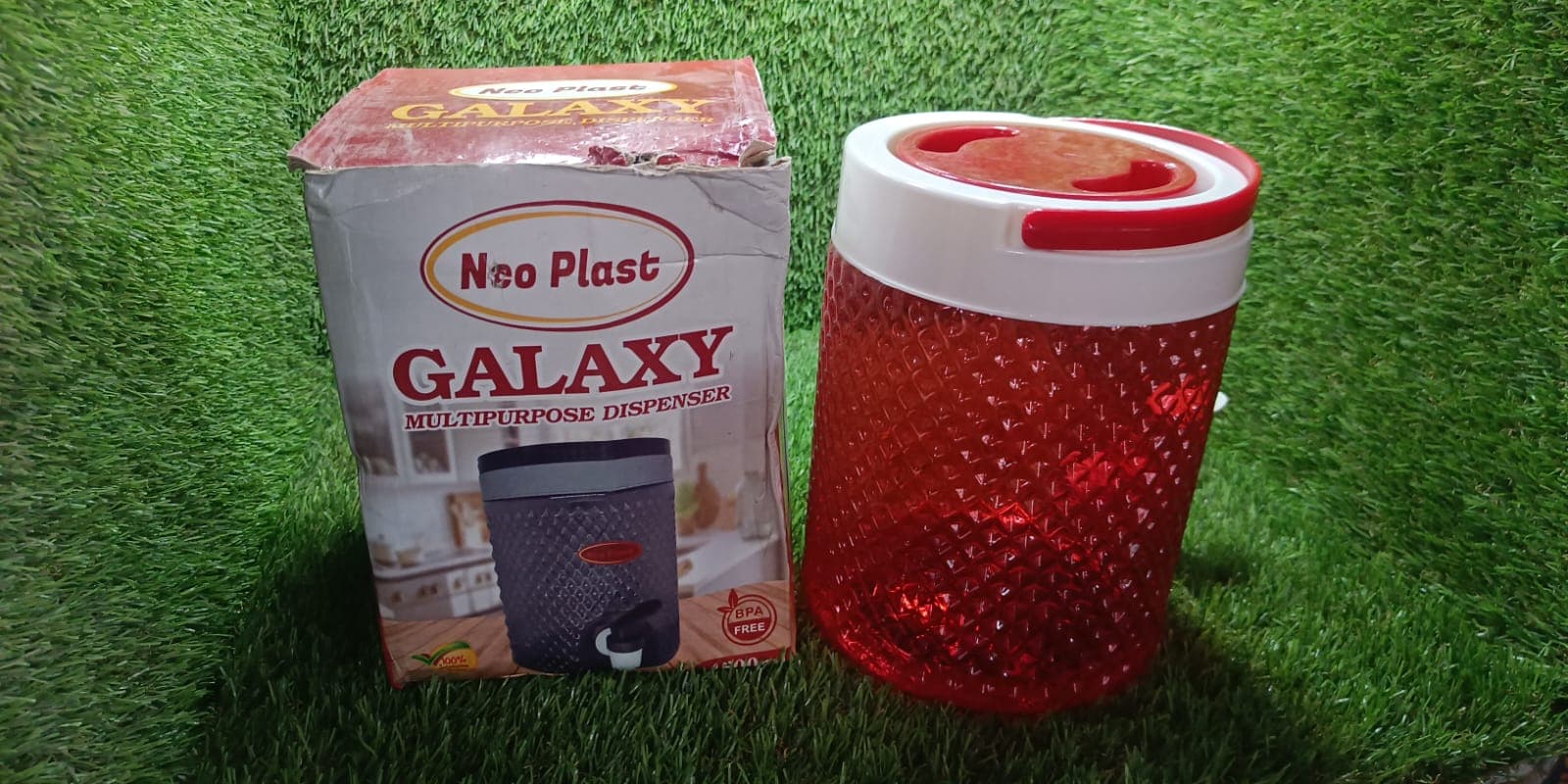 DIAMOND CUT DESIGN PLASTIC WATER JUG TO CARRYING WATER AND OTHER BEVERAGES (4500ML) thumbnail 7