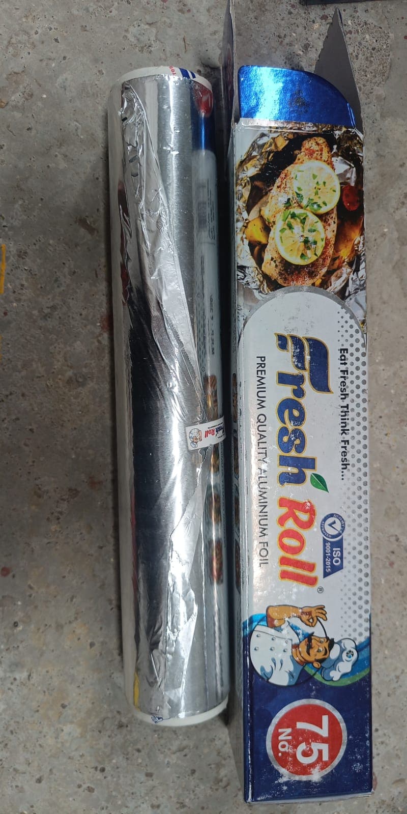 Premium Quality Aluminum Foil Roll Heavy Duty Non Stick Thick Aluminum Foil Sheet Baking Grilling Tool Width 295mm (1Pc) thumbnail 7