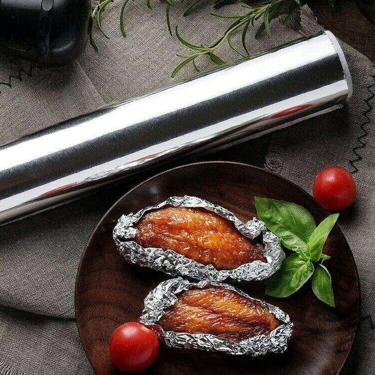 Aluminum Foil Roll Heavy Duty Non Stick Thick Aluminum Foil Sheet Baking Grilling Tool (9 Mtr) thumbnail 6