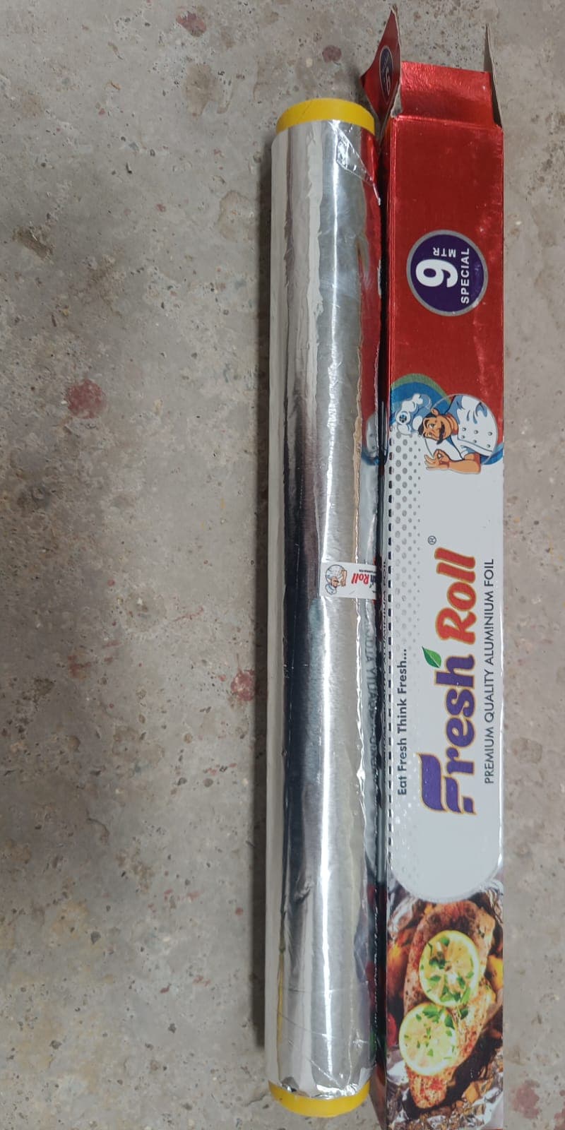 Aluminum Foil Roll Heavy Duty Non Stick Thick Aluminum Foil Sheet Baking Grilling Tool (9 Mtr) thumbnail 7