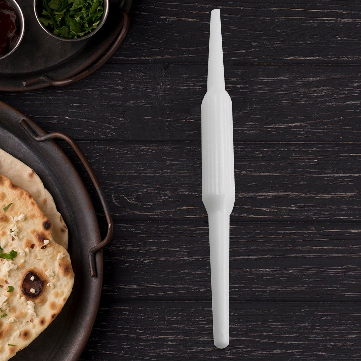 Kitchen Plastic Vergin Roti Maker Belan / Rolling Pin for Roti / Chapati High Quality Kitchen Tool (1Pc) thumbnail 1