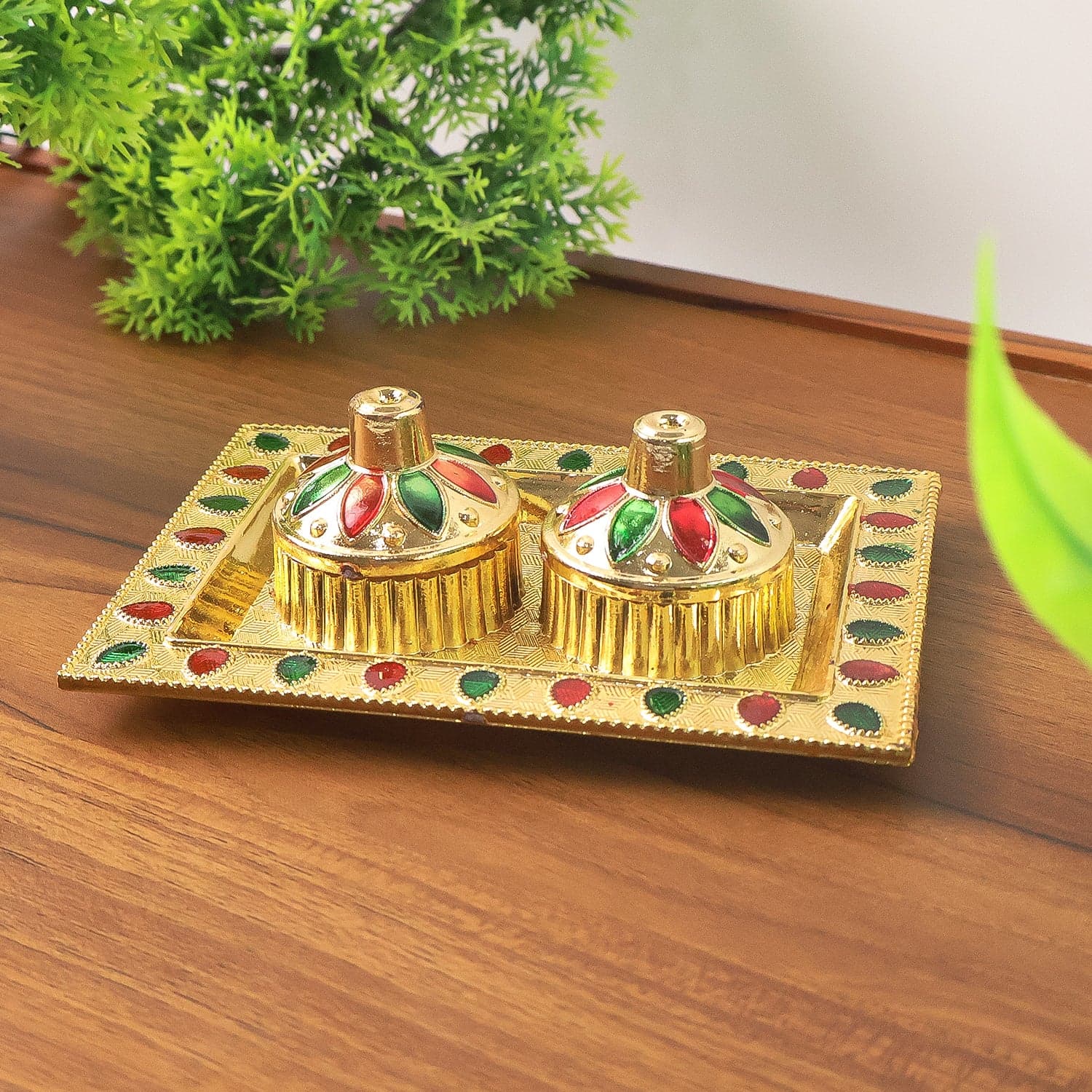 Rakasha Bandhan Special Puja Thali & Kumkum Thali Holder thumbnail 3