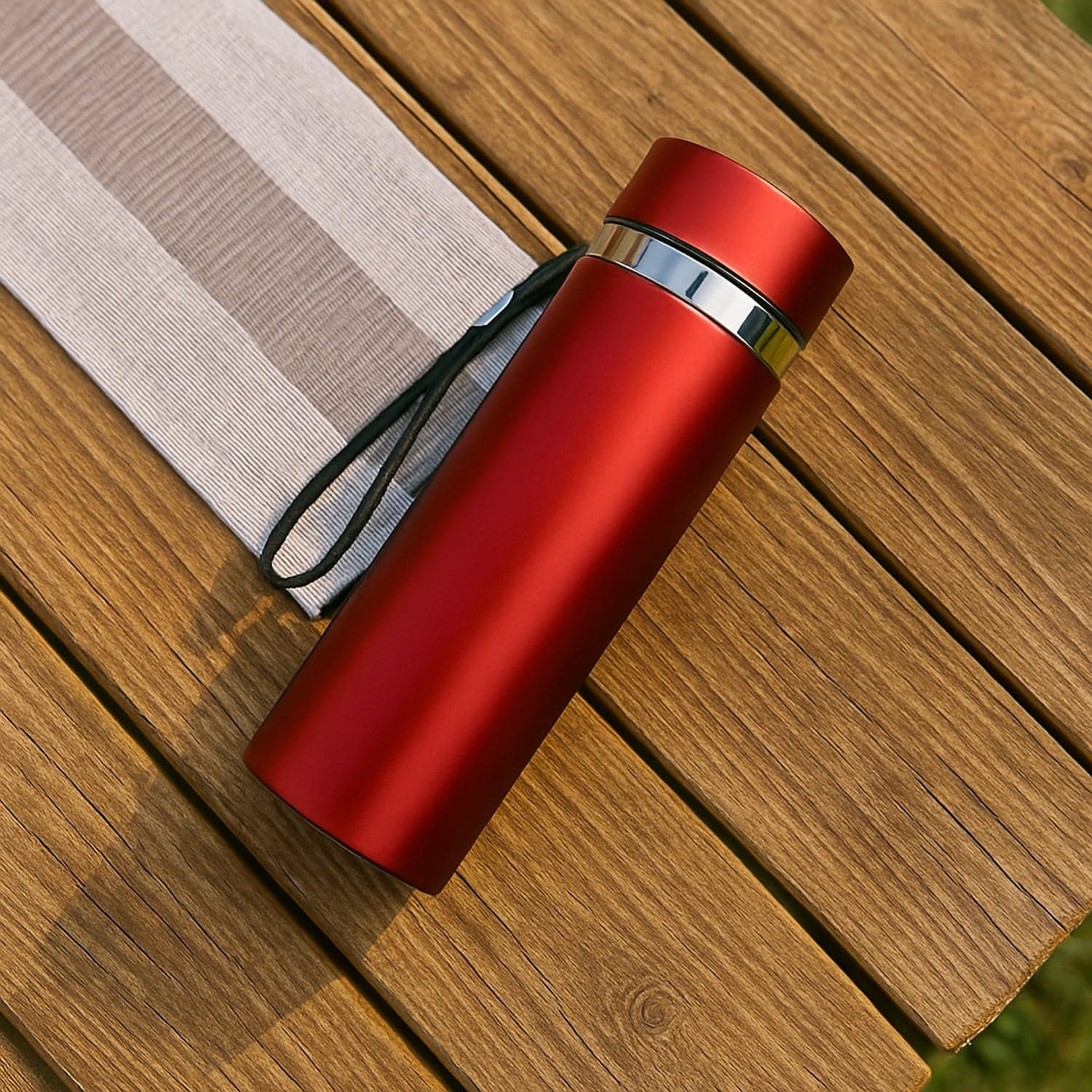 Double Walled Vacuum Insulated Water Bottle | (600 ml Approx) thumbnail 4