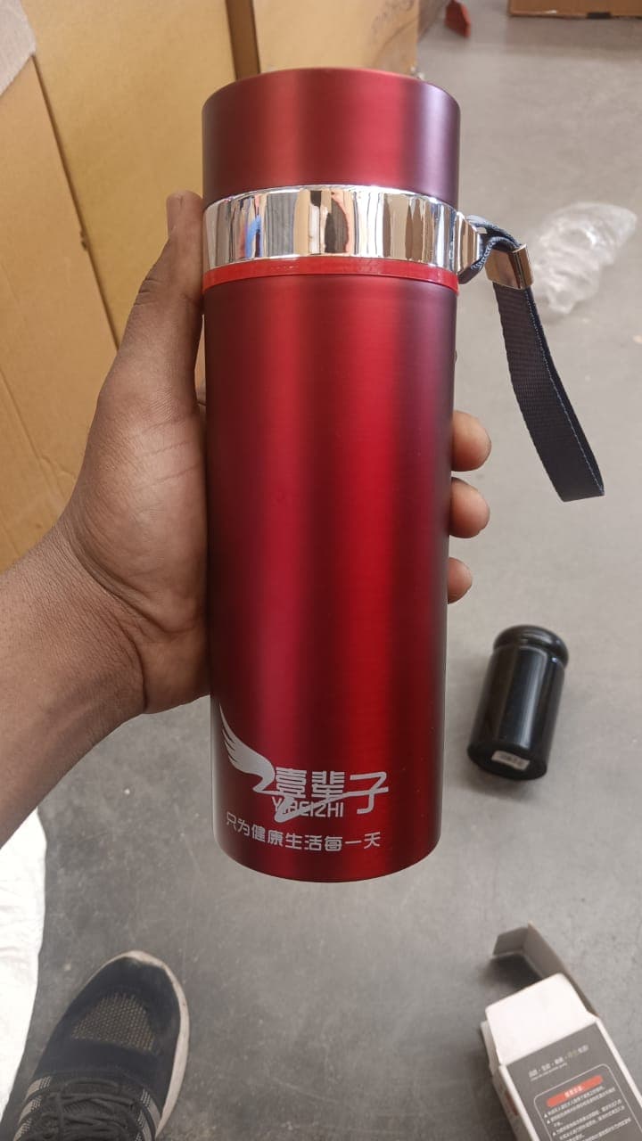 Double Walled Vacuum Insulated Water Bottle | (600 ml Approx) thumbnail 8