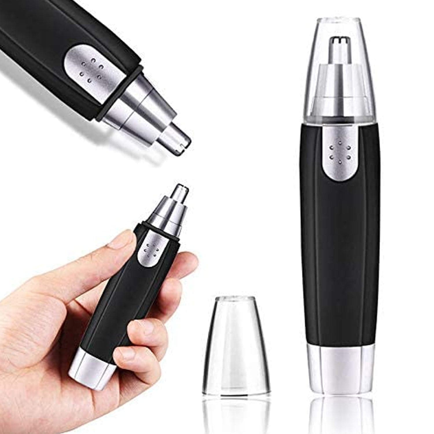 Sharp Steel Battery-Operated Ear and Nose Hair Trimmer thumbnail 7