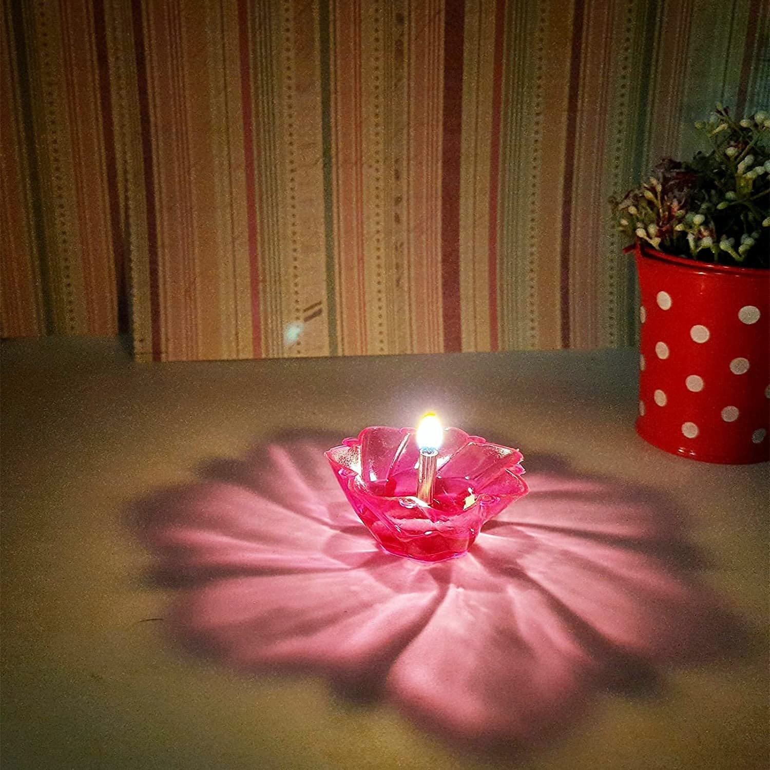 Candle Cup with Multi Shape, Diwali (Multicolor) (12 Pcs Set) thumbnail 3