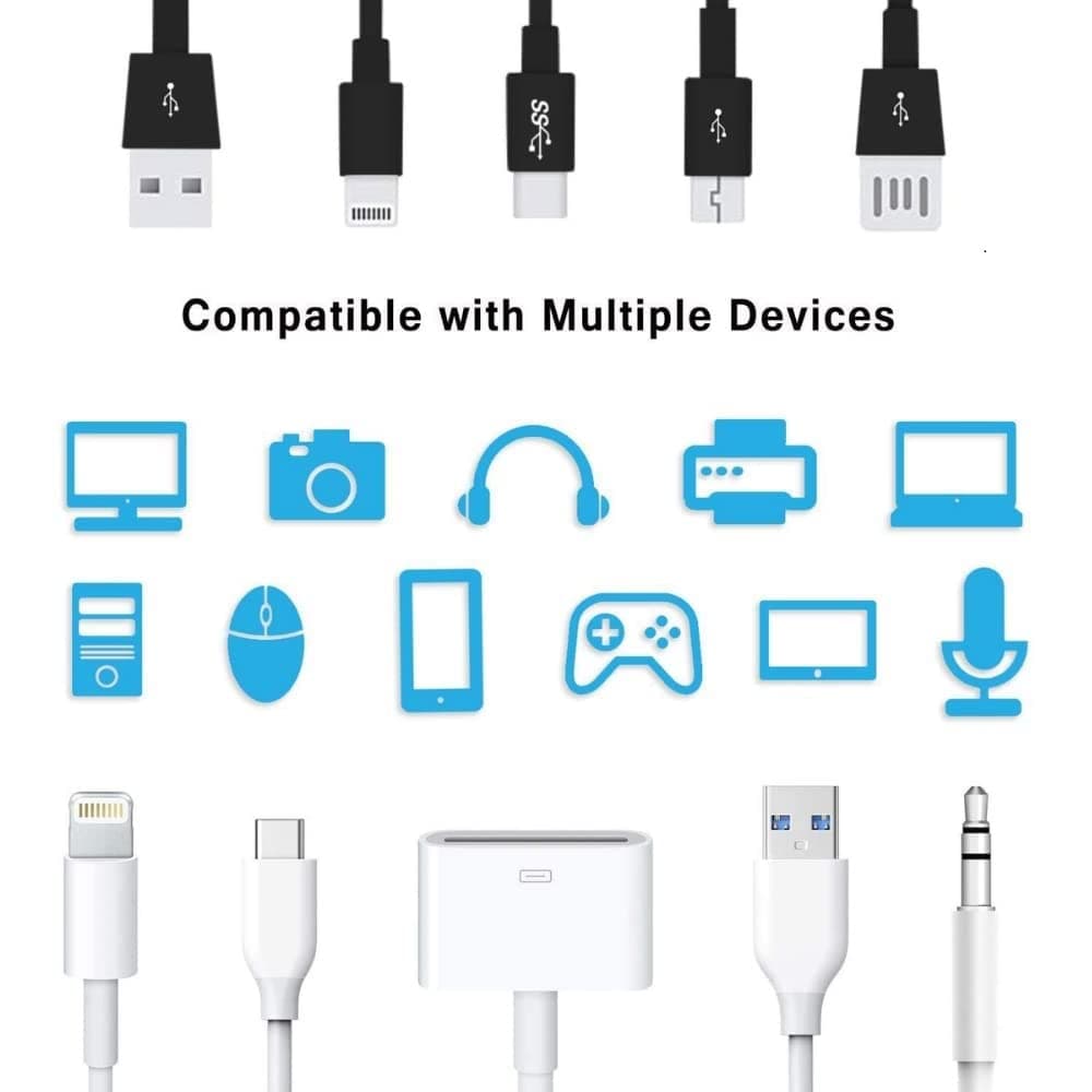 Metallic Cable Protector for Cords & Headphones (Spiral Wrap) thumbnail 4