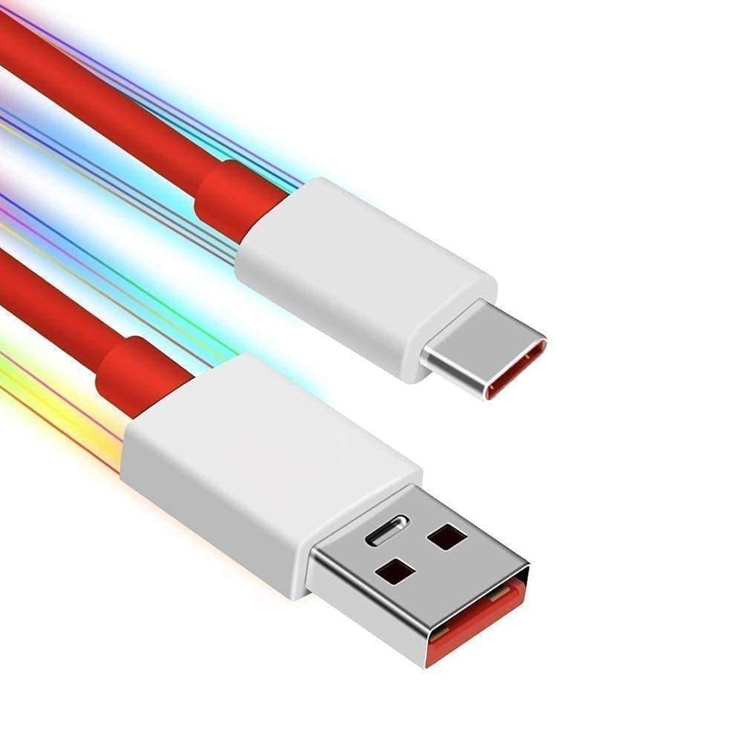 Unique Type C Dash Charging USB Cable for Fast Charging & Data Transfer (Red, 1 Meter) thumbnail 6