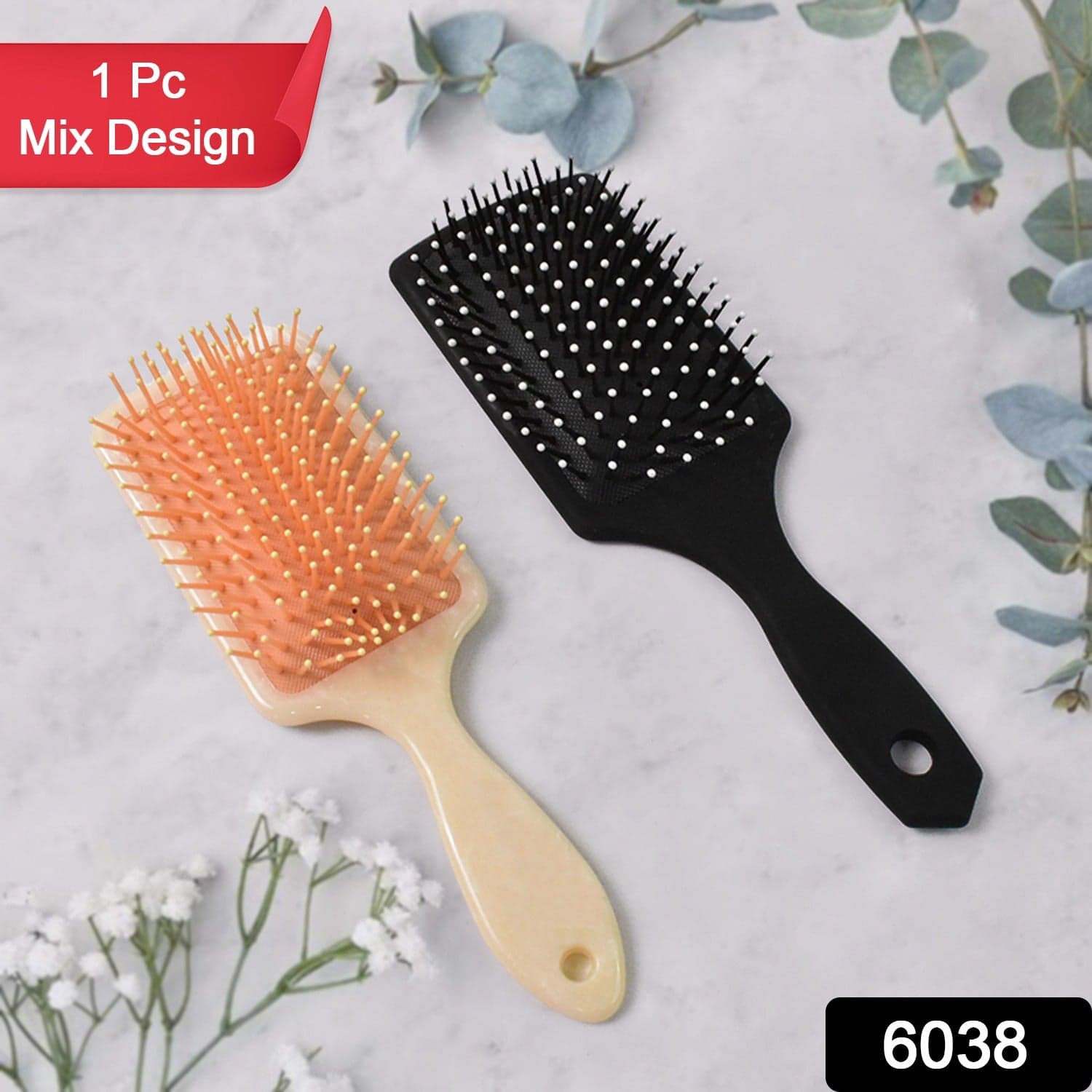Massage Comb, Massage Hair Brush (1 Pc / Mix Design), Hair accessories thumbnail 2
