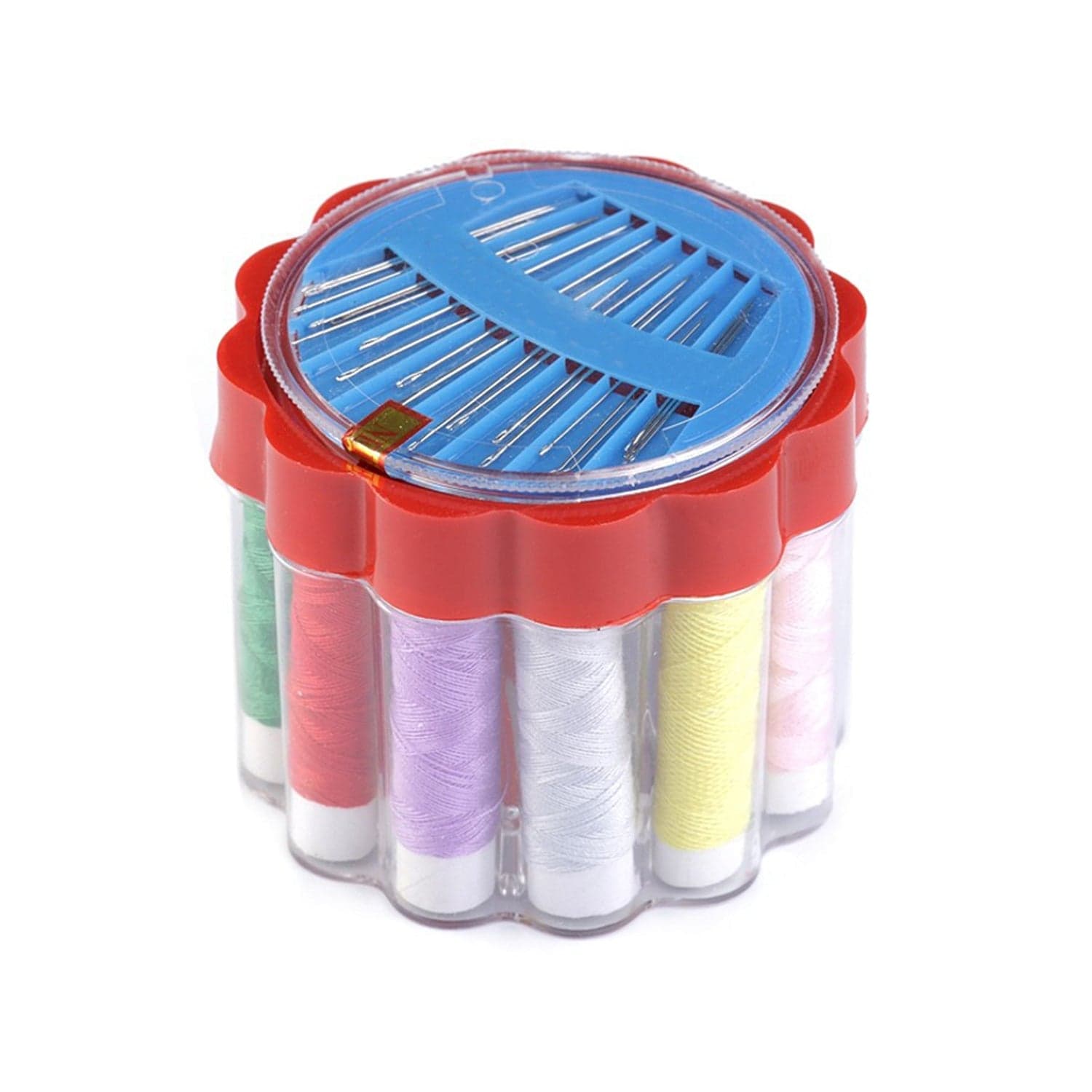24 Pc Sewing Box used in storing of thread roles and sewing stuff including all home purposes. thumbnail 4