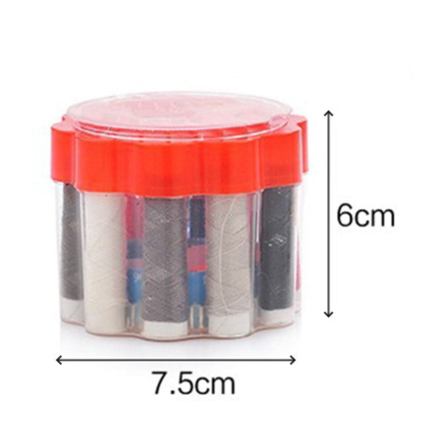 24 Pc Sewing Box used in storing of thread roles and sewing stuff including all home purposes. thumbnail 5