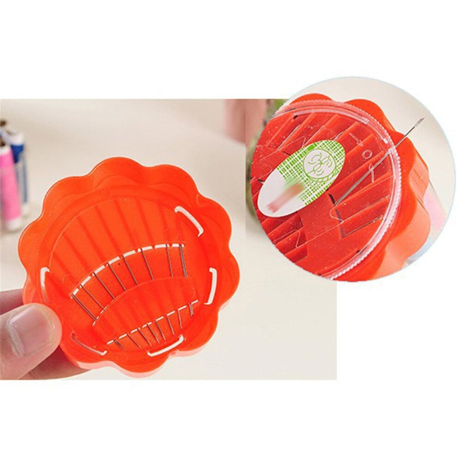 24 Pc Sewing Box used in storing of thread roles and sewing stuff including all home purposes. thumbnail 7