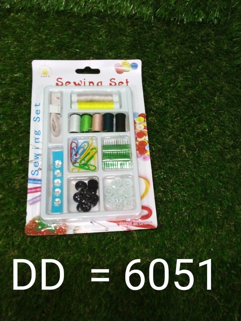 62 Pc Sewing Set used for sewing of clothes and fabrics including all home purposes. thumbnail 12