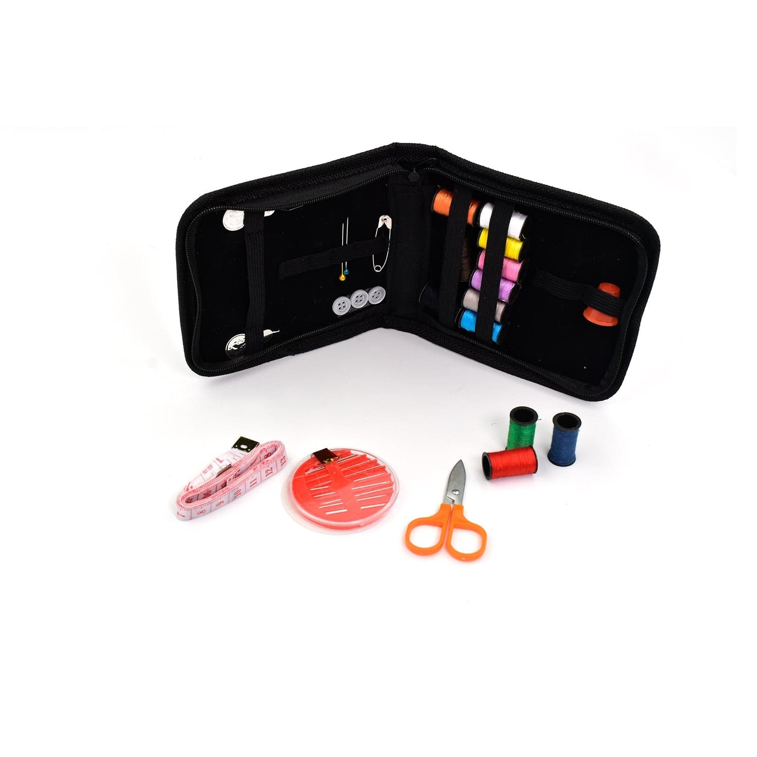 33Pc Purse Sewing Set For Carrying Various Sewing Items And Stuffs In It. thumbnail 5