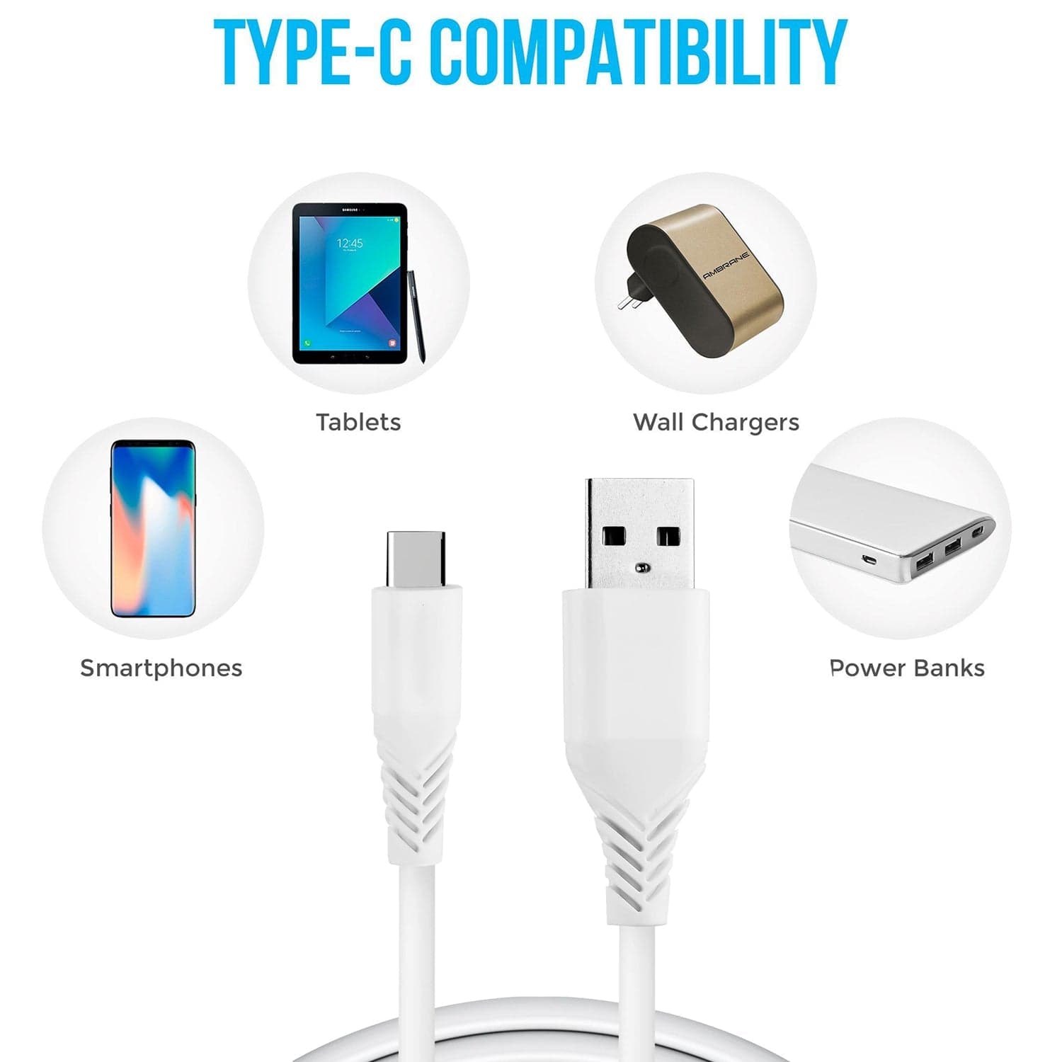 Type C Rapid Quick Dash Fast Charging Cable thumbnail 3