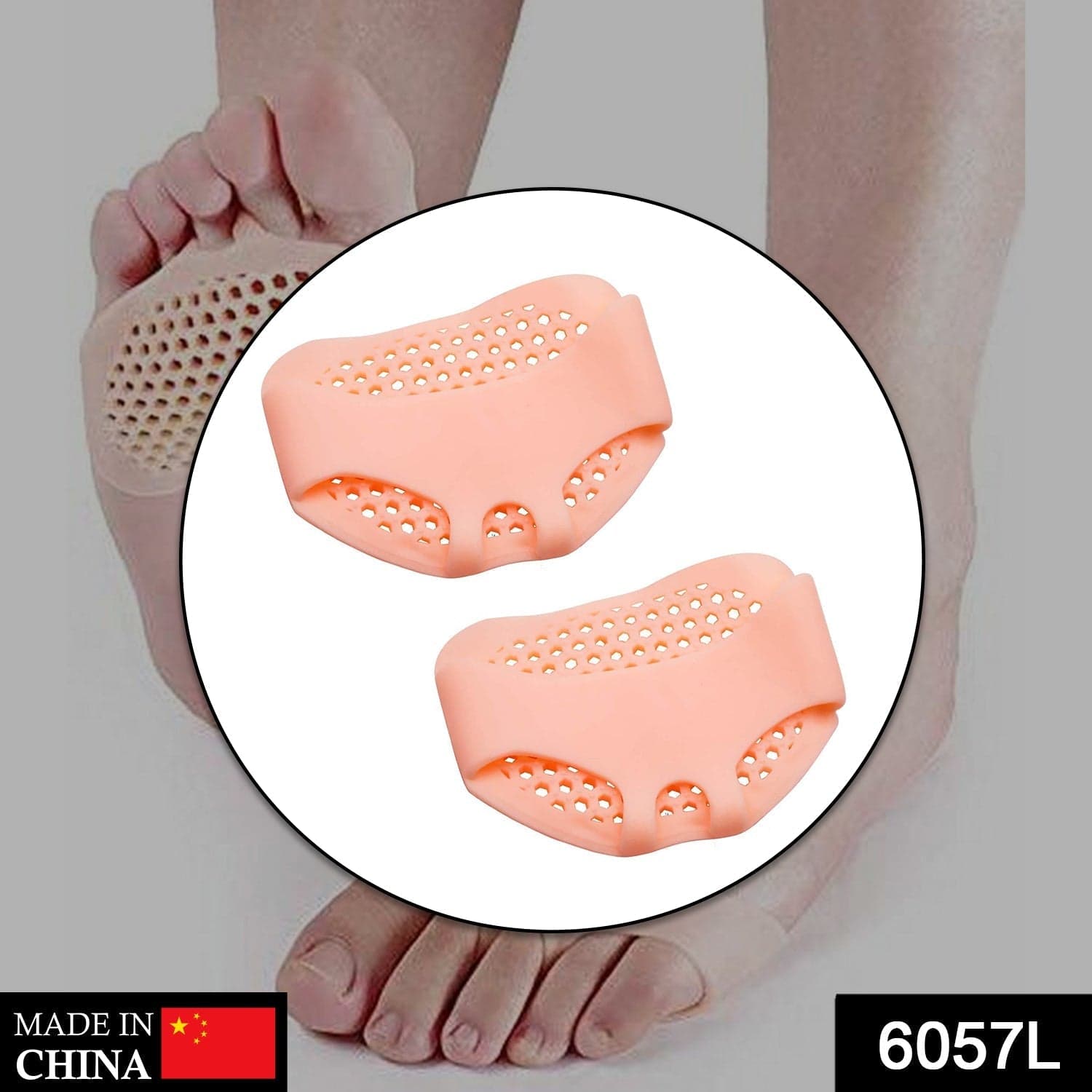 Silicone Tiptoe Protector and cover used in protection of toe for all men and women. thumbnail 2