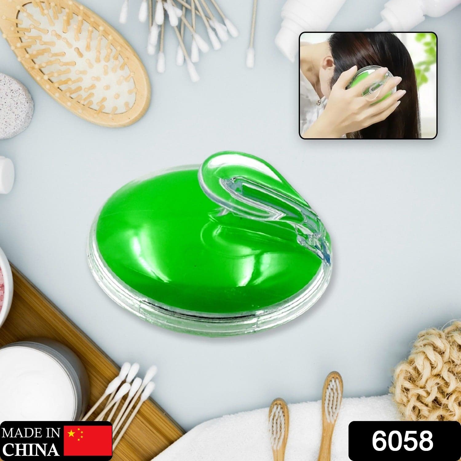 Silicone Head Massager - Unisex, For Head Massage At Home Or Office, Suitable For All Genders thumbnail 2