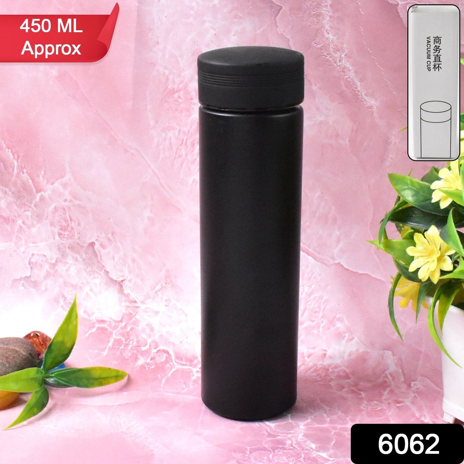 Double Wall Stainless Steel Flask / Water Bottle (450 ml approx) thumbnail 2