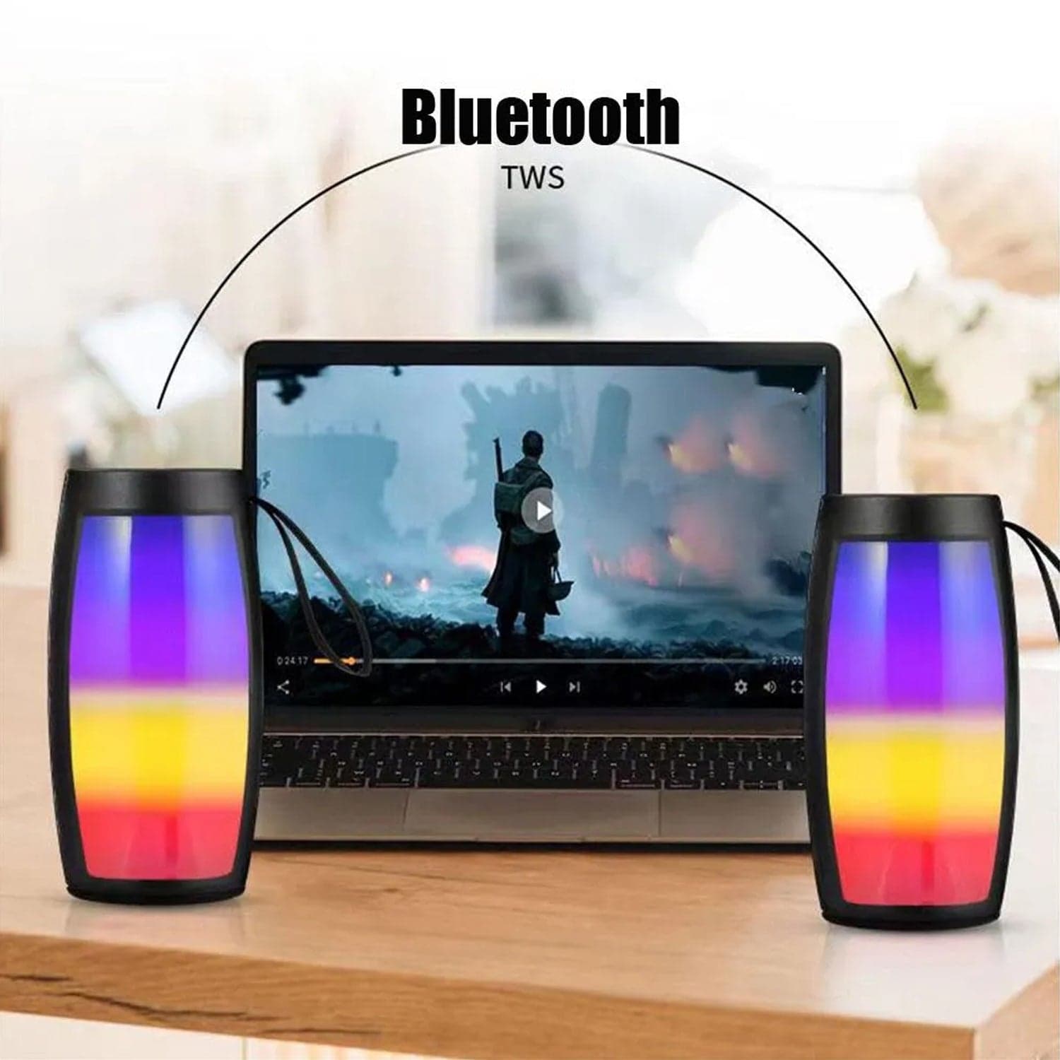 Wireless Bluetooth Speaker Disco Light Speaker For Traveling  thumbnail 7