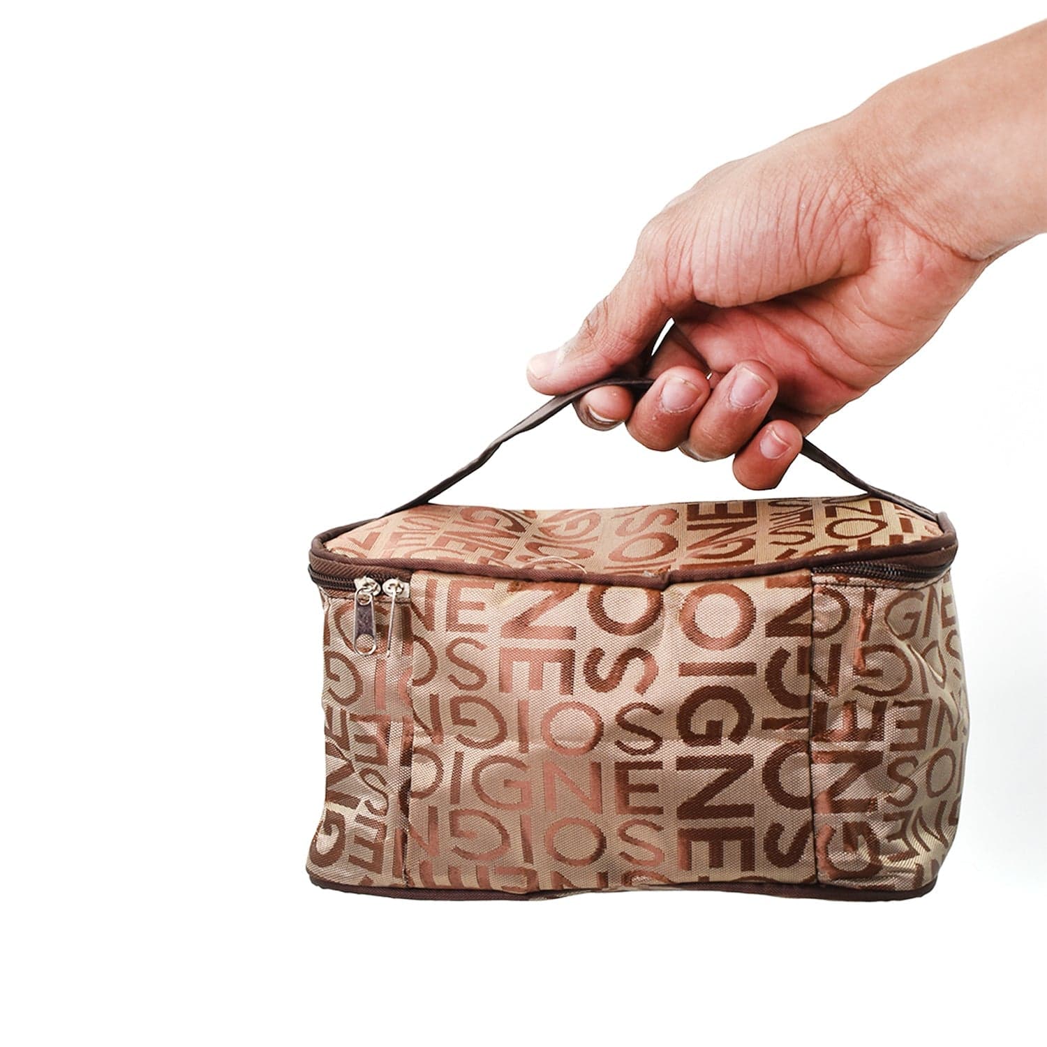Portable Makeup Bag widely used by women's for storing their makeup equipment's and all while travelling and moving. ID-6065 thumbnail 3