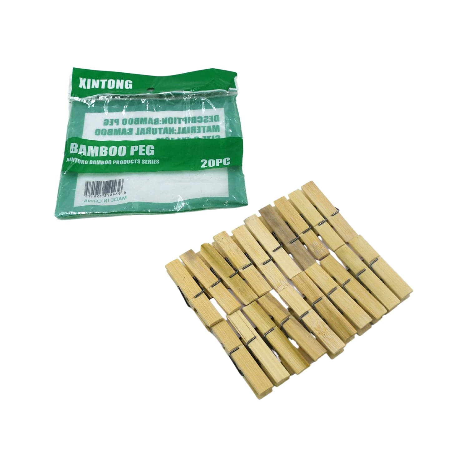 Multipurpose Wooden Heavy Clips of Clothespins, Craft Clips for Arts & Crafts (20 Pieces) thumbnail 6