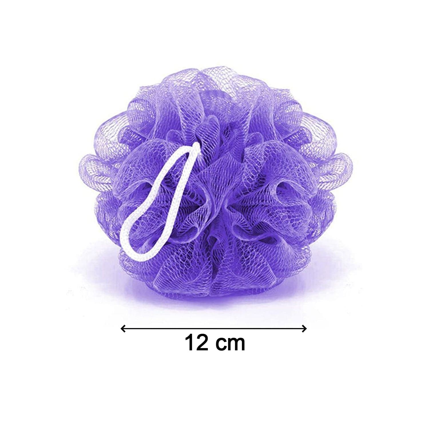 Bath Shower Loofah Sponge Pouf Body Scrubber (Pack of 6Pcs) thumbnail 6