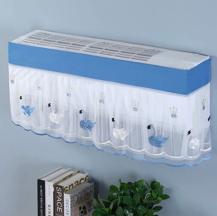 Folding Split AC Dust Cover of Washable, Dustproof (1 Pc, approx 1 Ton) thumbnail 5