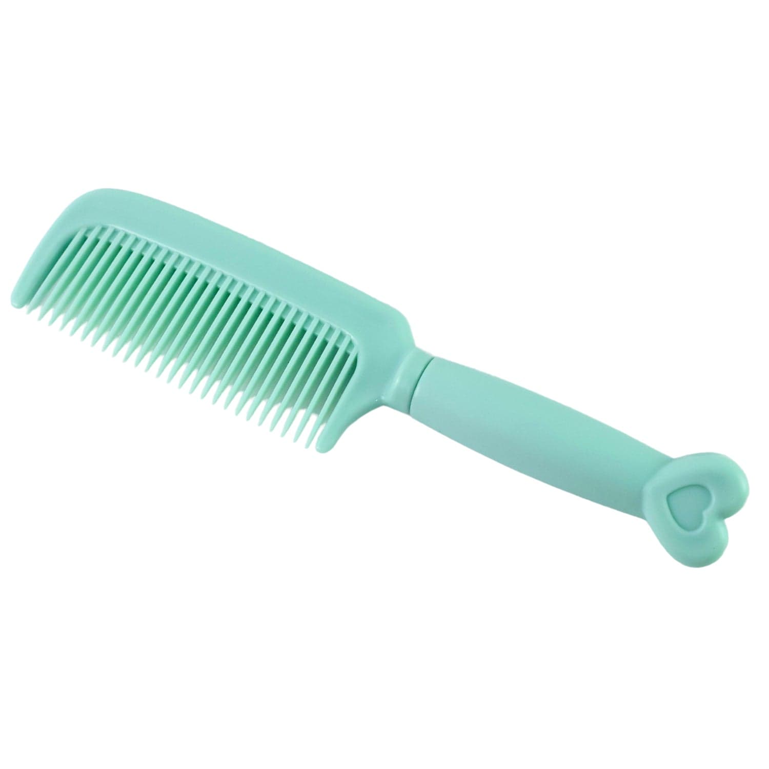Plastic Hair Comb With Heart Shaped Handle 1 Pc thumbnail 5