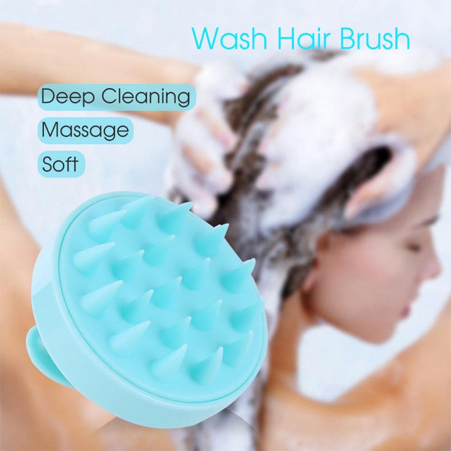 Hair Scalp Adjustable Massager Shampoo Brush,Scalp Shampoo Brush thumbnail 1