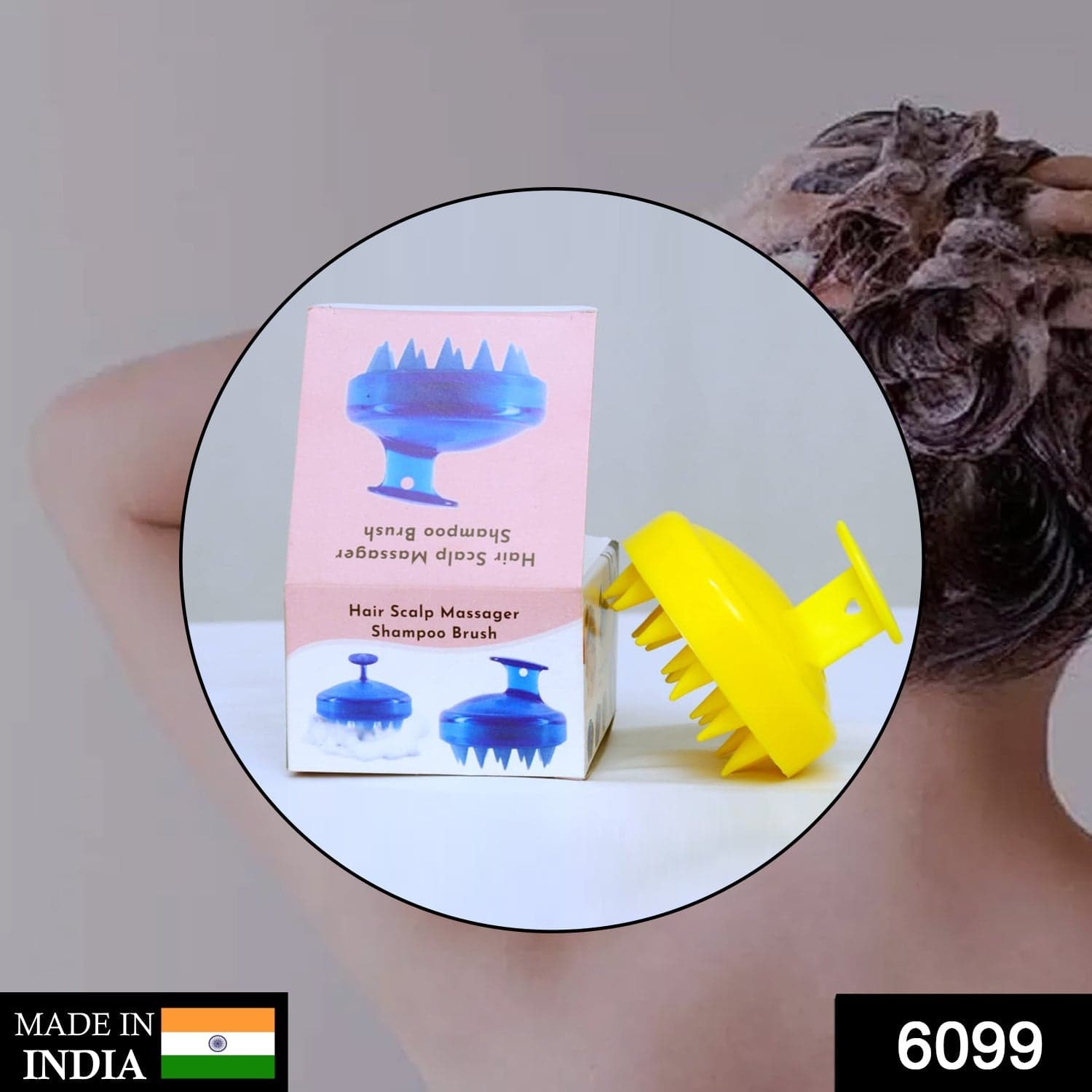 Hair Scalp Adjustable Massager Shampoo Brush,Scalp Shampoo Brush thumbnail 3