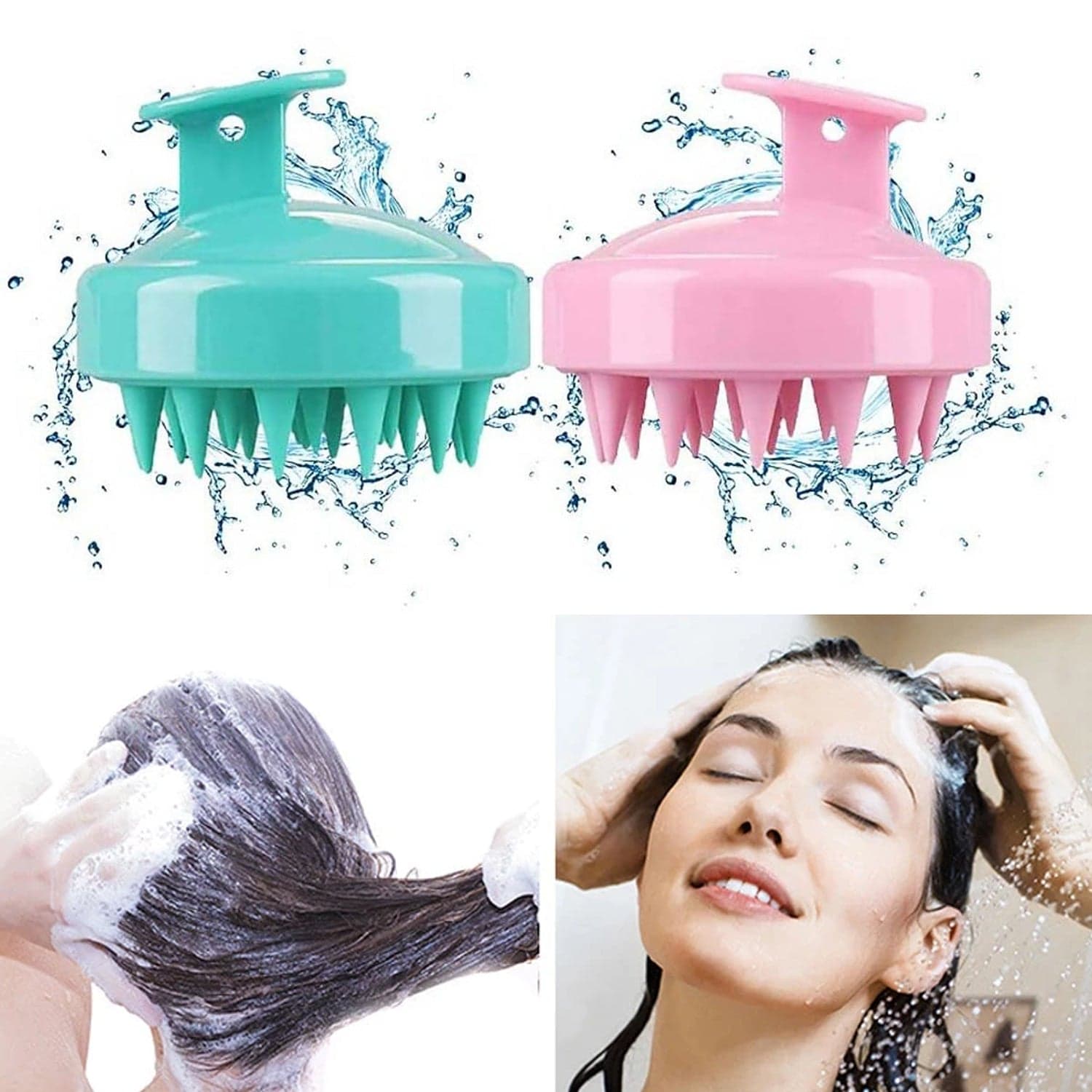 Hair Scalp Adjustable Massager Shampoo Brush,Scalp Shampoo Brush thumbnail 7