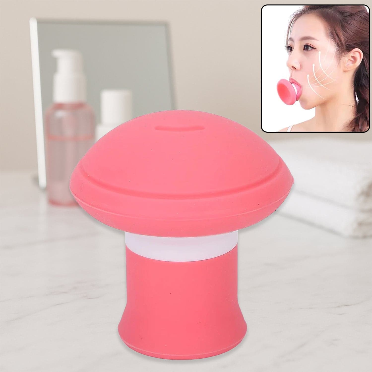 Silicone Facial Jaw Exerciser of Breath Training, Stress & Craving Reducer thumbnail 1