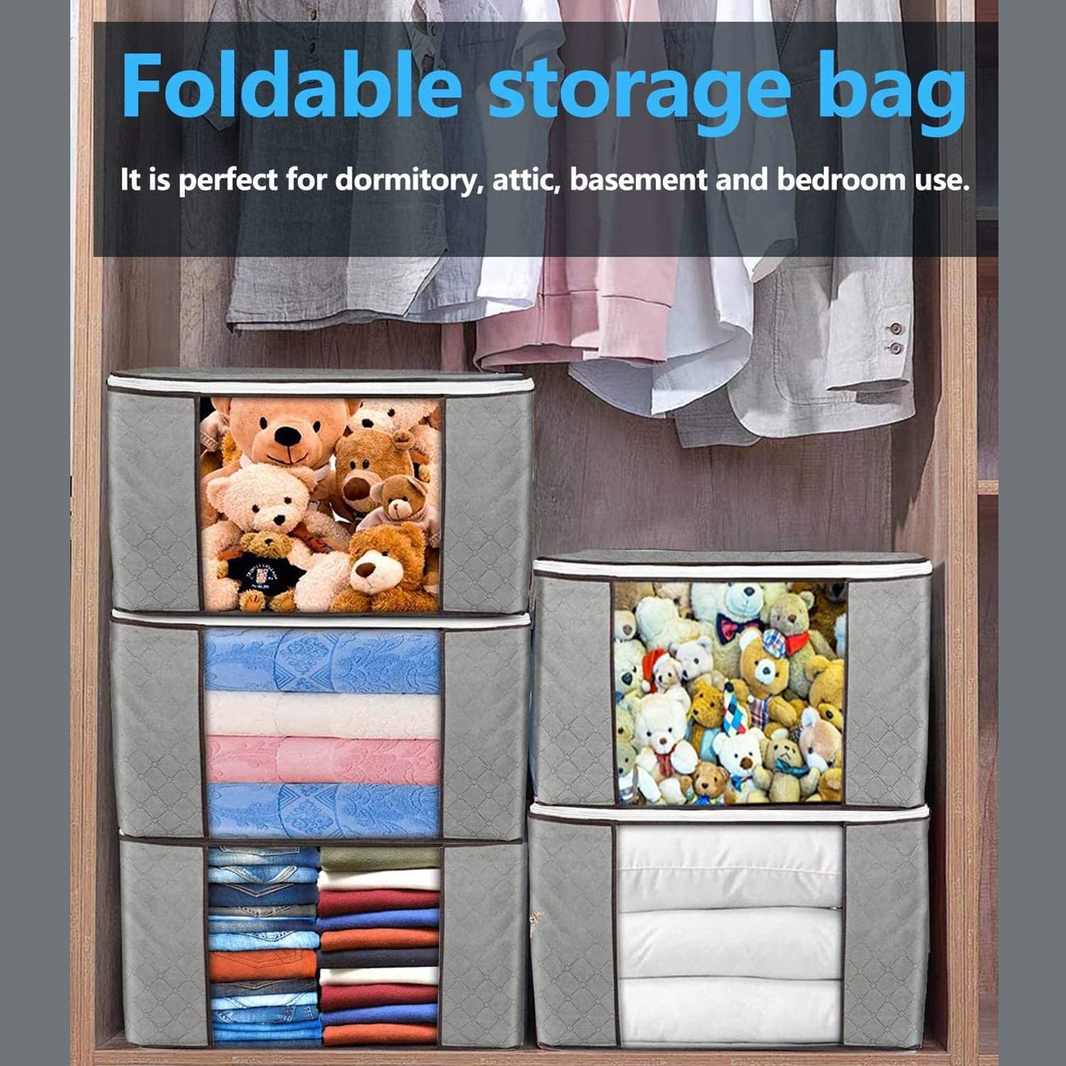 Travel Storage Bag of Multipurpose Organizer for Clothes & Stuff (1 Pc) thumbnail 6