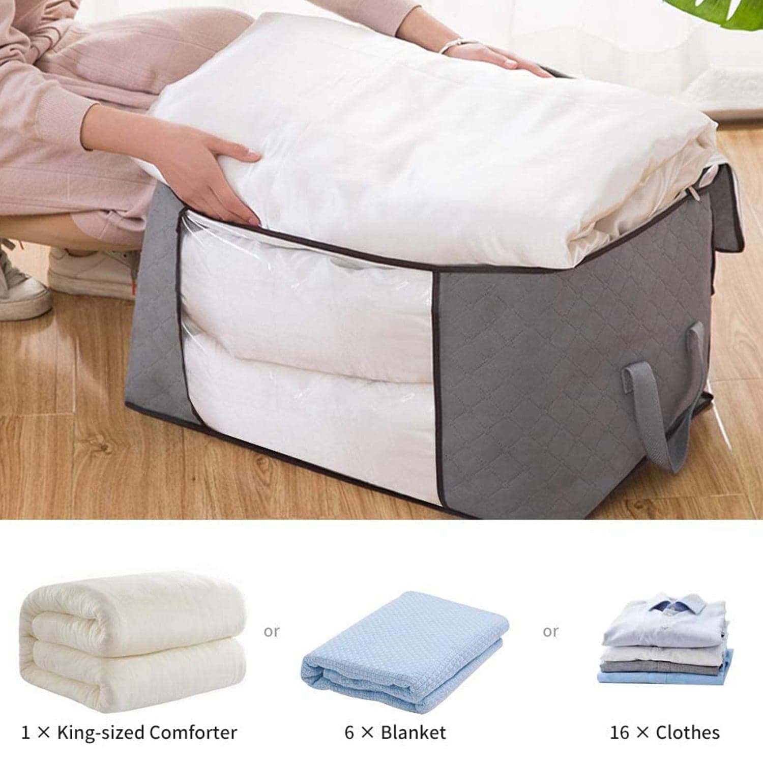 Travel Storage Bag of Multipurpose Organizer for Clothes & Stuff (1 Pc) thumbnail 7