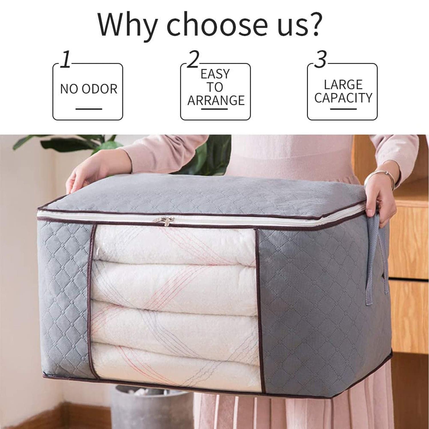 Travel Storage Bag of Multipurpose Organizer for Clothes & Stuff (1 Pc) thumbnail 8