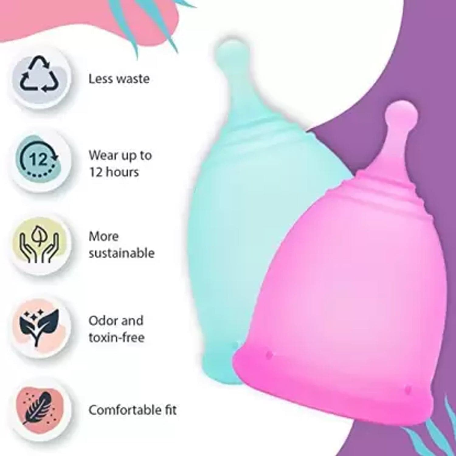 Reusable Menstrual Cup for Women & Girls | Eco-Friendly Period Solution thumbnail 8
