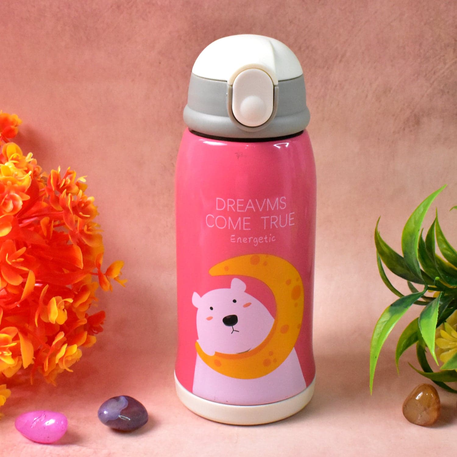Stainless Steel Insulated Vacuum Water Bottle (Mix Design / 1 Pc) thumbnail 3