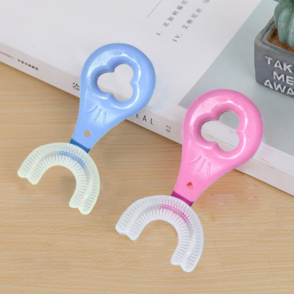 U Shape Kids Toothbrush for kids with effective care and performance. thumbnail 1