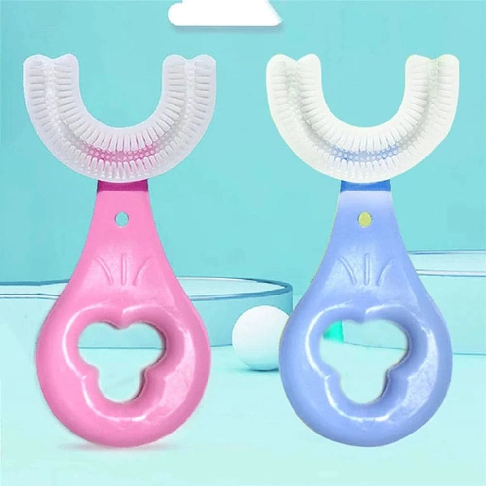 U Shape Kids Toothbrush for kids with effective care and performance. thumbnail 3